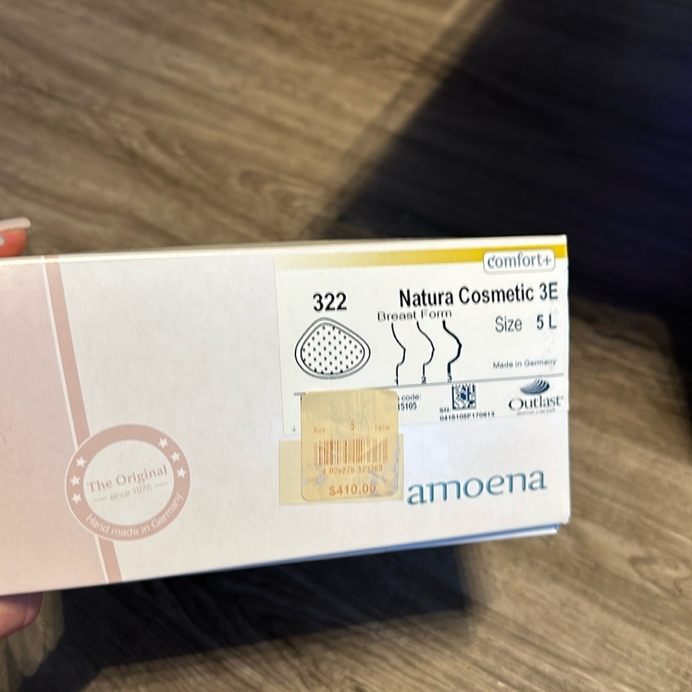 Amoena

Natura Cosmetic 3E Breast Form 5L